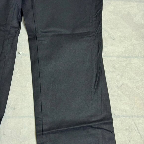 Dickies Chino Pants Womens Black Flat Front Workwear Straight Leg Size 16 UU NWT - Picture 11 of 16
